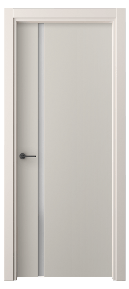 Межкомнатная дверь Freedom 4222 ПЭТ светло-серый Сатинированное стекло Цена 30799 ₽ | Volhovec