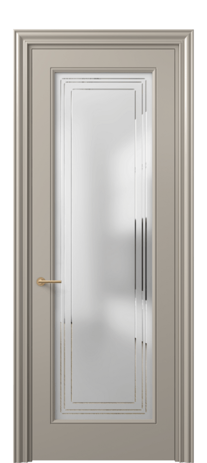 Дверь межкомнатная Mascot 8400 Матовый бисквитный Сатинированное стекло с гравировкой "Грани", триплекс Фигурный наличник МБСК Цена 65999 ₽ Наличники уже входят в базовый комплект. Фабрика дверей Волховец 8 (800) 551 43 19 Межкомнатная дверь Mascot 8400 Матовый бисквитный Сатинированное стекло с гравировкой "Грани", триплекс Цена 65999 ₽ | Volhovec