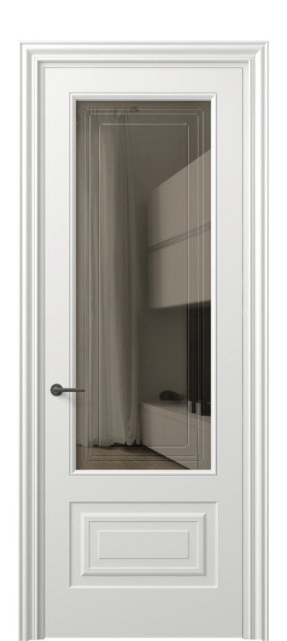 Дверь межкомнатная Mascot 8442 Матовый светло-серый Прозрачное бронзовое стекло с гравировкой "Грани", триплекс Фигурный наличник МССР Цена 65999 ₽ Наличники уже входят в базовый комплект. Фабрика дверей Волховец 8 (800) 551 43 19 Межкомнатная дверь Mascot 8442 Матовый светло-серый Прозрачное бронзовое стекло с гравировкой "Грани", триплекс Цена 65999 ₽ | Volhovec