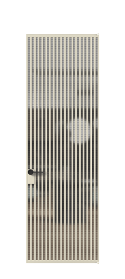 Алюминиевая дверь АЛПЛ040.06 Алюминий бежево-серый Декоративное стекло с сеткой "Mesh silver", триплекс. Без короба АБСР Цена 199890 Стоимость комплекта двери включает:
1. Полотно (600/650/700/750/800/850/900/950*2000-2400 мм).
2. Короб
3. Комплект фурнитуры (2 торцевые петли и магнитный замок с ответной планкой). Фабрика дверей Волховец 8 (800) 551 43 19 Алюминиевая дверь АЛПЛ040.06 Алюминий бежево-серый Декоративное стекло с сеткой "Mesh silver", триплекс Цена 199890 | Volhovec