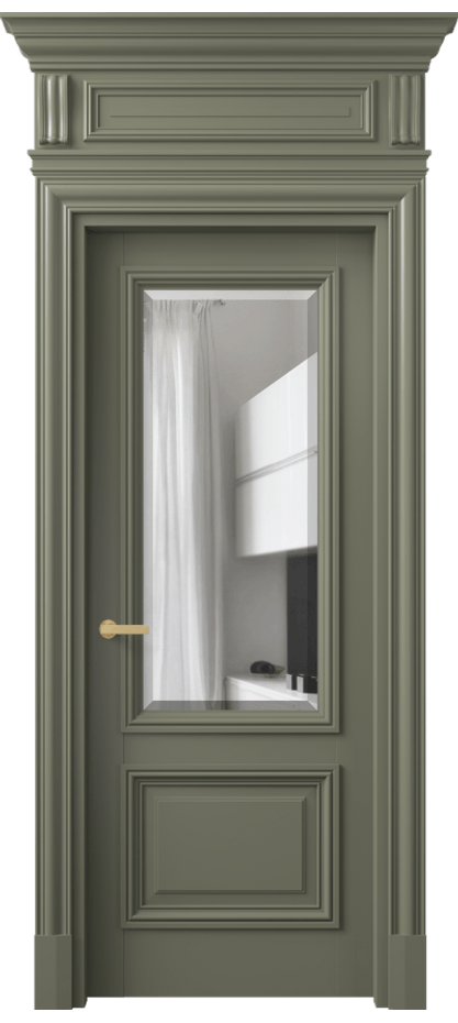 Дверь межкомнатная Antique 7302 Бук оливковый тёмный Прозрачное стекло с фацетом КЭП + Объёмный фриз + Карниз БОТ Цена 164609 ₽ Наличники уже входят в базовый комплект. Фабрика дверей Волховец 8 (800) 551 43 19 Межкомнатная дверь Antique 7302 Бук оливковый тёмный Прозрачное стекло с фацетом Цена 164609 ₽ | Volhovec