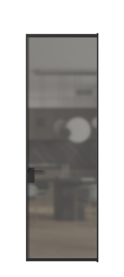 Алюминиевая дверь АЛПЛ040.01 Алюминий Черный Сатинированное серое стекло, триплекс. Без короба чер Цена 115570 Стоимость комплекта двери включает:
1. Полотно (600/650/700/750/800/850/900/950*2000-2400 мм).
2. Короб
3. Комплект фурнитуры (2 торцевые петли и магнитный замок с ответной планкой). Фабрика дверей Волховец 8 (800) 551 43 19 Алюминиевая дверь АЛПЛ040.01 Алюминий Черный Сатинированное серое стекло, триплекс Цена 115570 | Volhovec