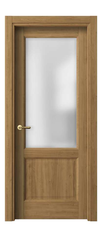 Межкомнатная дверь Galant 1422 Грецкий орех Сатинированное стекло Цена 29119 ₽ | Volhovec
