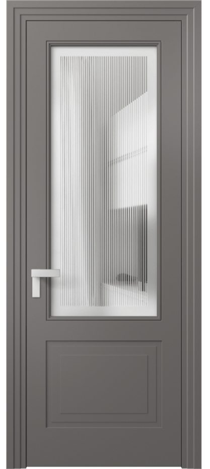 Дверь межкомнатная Rocca 8352 Матовый классический серый Сатинированное с гравировкой "Каннелюры", триплекс Каскадный компланарный наличник МКЛС Цена 73519 ₽ Наличники уже входят в базовый комплект. Фабрика дверей Волховец 8 (800) 551 43 19 Межкомнатная дверь Rocca 8352 Матовый классический серый Сатинированное с гравировкой "Каннелюры", триплекс Цена 73519 ₽ | Volhovec