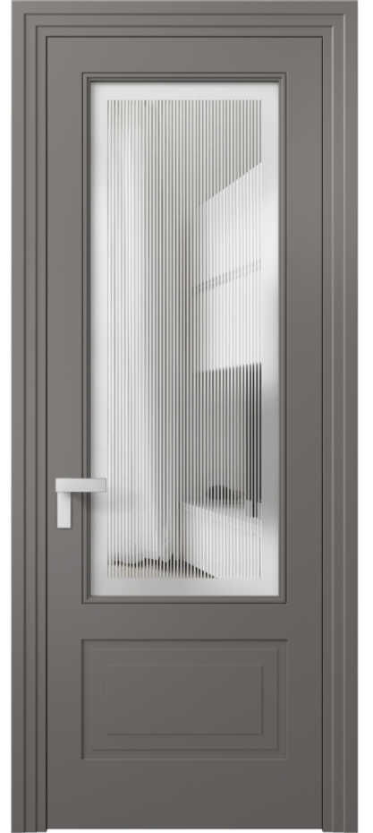 Дверь межкомнатная Rocca 8342 Матовый классический серый Сатинированное с гравировкой "Каннелюры", триплекс Каскадный компланарный наличник МКЛС Цена 73519 ₽ Наличники уже входят в базовый комплект. Фабрика дверей Волховец 8 (800) 551 43 19 Межкомнатная дверь Rocca 8342 Матовый классический серый Сатинированное с гравировкой "Каннелюры", триплекс Цена 73519 ₽ | Volhovec