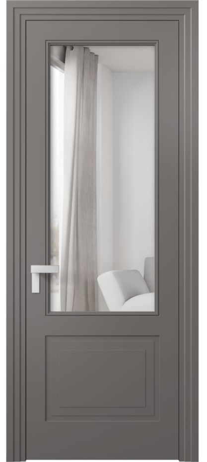 Дверь межкомнатная Rocca 8352 Матовый классический серый Двустороннее зеркало, триплекс Каскадный компланарный наличник МКЛС Цена 67919 ₽ Наличники уже входят в базовый комплект. Фабрика дверей Волховец 8 (800) 551 43 19 Межкомнатная дверь Rocca 8352 Матовый классический серый Двустороннее зеркало, триплекс Цена 67919 ₽ | Volhovec