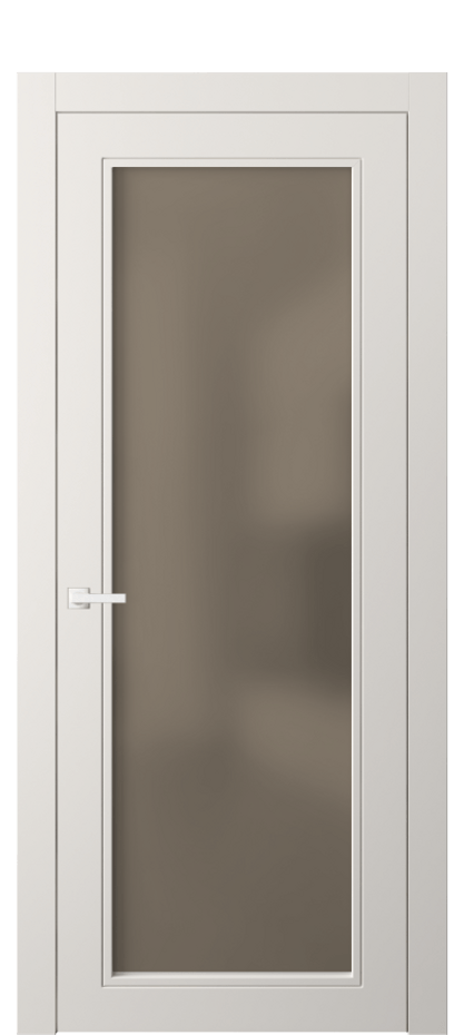 Дверь межкомнатная Neo Classic 8000 Матовый пудровый белый Сатинированное бронзовое стекло, триплекс Гладкий компланарный наличник МПБЛ Цена 59759 ₽ Наличники уже входят в базовый комплект. Фабрика дверей Волховец 8 (800) 551 43 19 Межкомнатная дверь Neo Classic 8000 Матовый пудровый белый Сатинированное бронзовое стекло, триплекс Цена 59759 ₽ | Volhovec