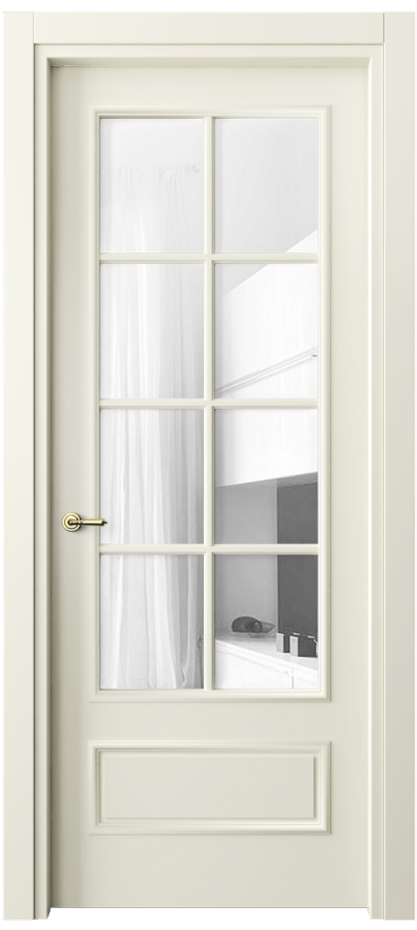 Дверь межкомнатная Paris 8112 Матовый молочно-белый Прозрачное стекло Гладкий наличник ММБ Цена 61599 ₽ Наличники уже входят в базовый комплект. Фабрика дверей Волховец 8 (800) 551 43 19 Межкомнатная дверь Paris 8112 Матовый молочно-белый Прозрачное стекло Цена 61599 ₽| Volhovec