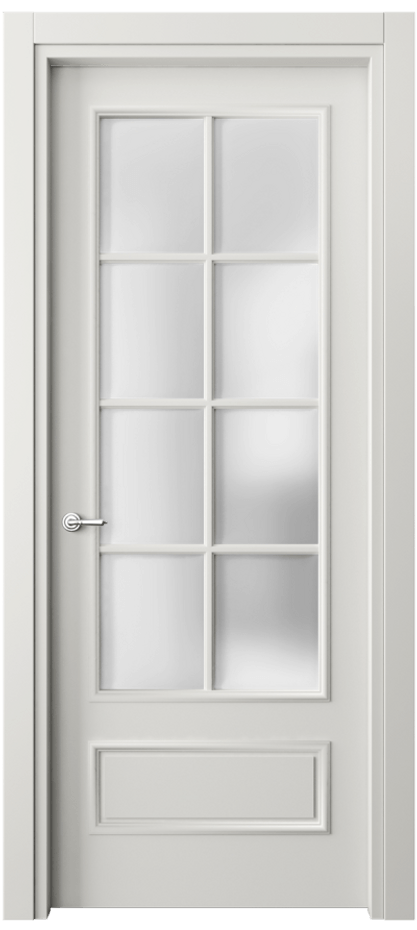 Дверь межкомнатная Paris 8112 Матовый серый Сатинированное стекло Гладкий наличник МСР Цена 61599 ₽ Наличники уже входят в базовый комплект. Фабрика дверей Волховец 8 (800) 551 43 19 Межкомнатная дверь Paris 8112 Матовый серый Сатинированное стекло Цена 61599 ₽| Volhovec