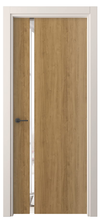 Межкомнатная дверь Freedom 4222 Грецкий орех Двустороннее зеркало, триплекс Цена 34239 ₽ | Volhovec