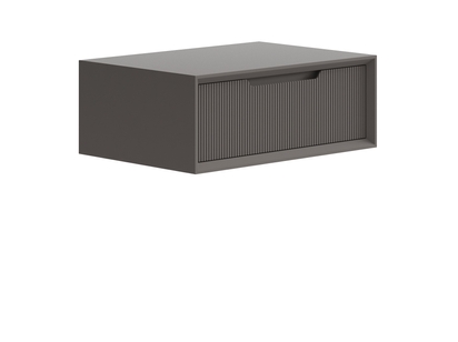 Мебель Тумба подвесная прикроватная Velvet 1 ящик. Цвет Матовый антрацит. Материал Гладкая эмаль. Коллекция Тумба подвесная прикроватная Velvet 1 ящик. Фото. Мебель Тумба подвесная прикроватная Velvet 1 ящик. Цвет Матовый антрацит. Материал Гладкая эмаль. Коллекция Тумба подвесная прикроватная Velvet 1 ящик. Картинка.