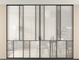 Алюминевая перегородка vntp4_1 ЧЕР. Цвет Алюминий Черный. Материал Алюминий. Коллекция Перегородка Mosaic внутри проёма четырёхстворчатая со скрытым креплением в потолок. Фото. Алюминевая перегородка vntp4_1 ЧЕР. Цвет Алюминий Черный. Материал Алюминий. Коллекция Перегородка Mosaic внутри проёма четырёхстворчатая со скрытым креплением в потолок. Картинка.