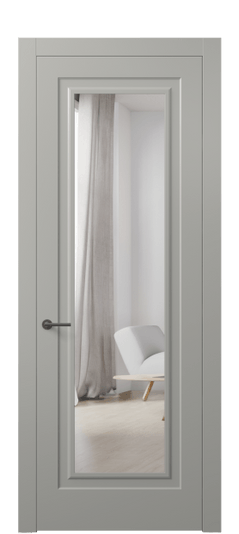 Межкомнатная дверь АКП 8403 МНСР Матовый нейтральный серый Зеркало. Цвет Матовый нейтральный серый. Материал Гладкая эмаль. Коллекция Mascot. Фото. Дверь межкомнатная АКП 8403 МНСР Матовый нейтральный серый Зеркало. Цвет Матовый нейтральный серый. Материал Гладкая эмаль. Коллекция Mascot. Картинка.