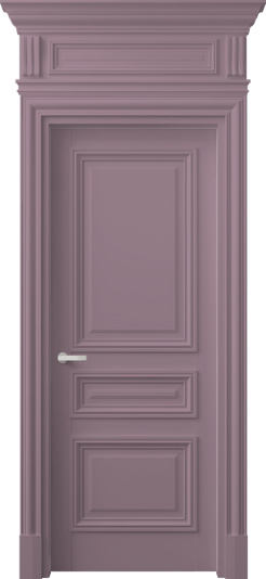 Дверь межкомнатная 7305 Пастельно-фиолетовый RAL 4009. Цвет RAL Пастельно-фиолетовый RAL 4009. Материал Массив бука эмаль. Коллекция Antique. Картинка.