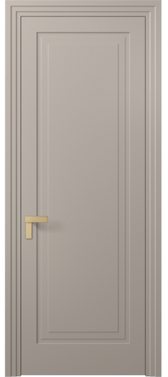 Дверь межкомнатная 8301 МБСК. Цвет Матовый бисквитный. Материал Гладкая эмаль. Коллекция Rocca. Картинка.