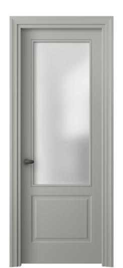 Межкомнатная дверь 8552 МНСР САТ. Цвет Матовый нейтральный серый. Материал Гладкая эмаль. Коллекция Esse. Фото. Дверь межкомнатная 8552 МНСР САТ. Цвет Матовый нейтральный серый. Материал Гладкая эмаль. Коллекция Esse. Картинка.