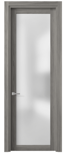 Дверь межкомнатная 2102 ИМЯ САТ. Цвет Имбирный ясень. Материал Ciplex ламинатин. Коллекция Planum. Картинка.