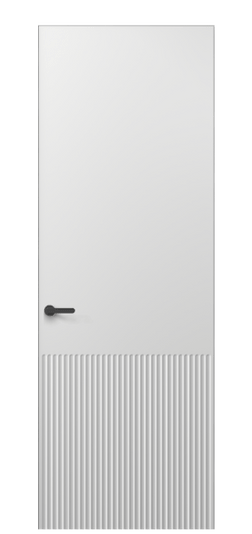Дверь межкомнатная 8645 ГРН. Цвет Грунт под покраску. Материал Грунт под покраску. Коллекция Альба. Картинка.