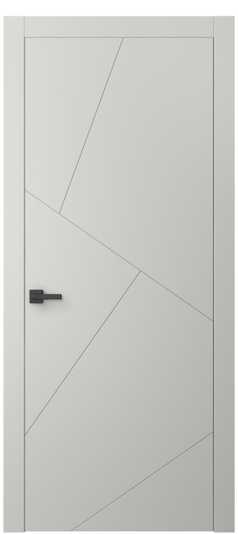 Дверь межкомнатная АКП 8058 МСР Матовый серый. Цвет Матовый серый. Материал Гладкая эмаль. Коллекция Linea. Картинка.