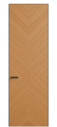 Дверь межкомнатная 0205 ДМНМР Дуб миндальный матовый. Цвет Дуб миндальный матовый рифт. Материал Радиальный шпон Naturwood. Коллекция Rift. Картинка.