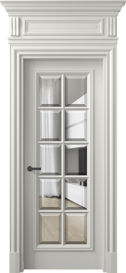 Дверь межкомнатная 7310 БС ПРОЗ Ф. Цвет Бук серый. Материал Массив бука эмаль. Коллекция Antique. Картинка.
