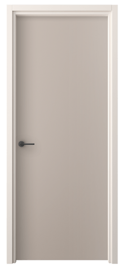 Дверь межкомнатная 0010 ПЭСК. Цвет ПЭТ серо-коричневый . Материал ПЭТ. Коллекция Freedom. Картинка.