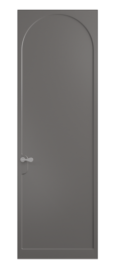 Дверь межкомнатная 7503 МКЛС. Цвет Матовый классический серый. Материал Гладкая эмаль. Коллекция Softform. Картинка.