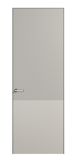 Дверь межкомнатная АКП 8205 МОС Матовый облачно-серый. Цвет Матовый облачно-серый. Материал Гладкая эмаль. Коллекция Вельвет. Картинка.