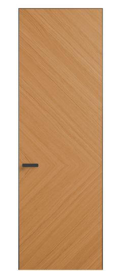 Дверь межкомнатная 0202 ДМНМР Дуб миндальный матовый. Цвет Дуб миндальный матовый рифт. Материал Радиальный шпон Naturwood. Коллекция Rift. Картинка.