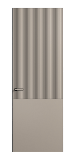 Дверь межкомнатная 8205 МБСК. Цвет Матовый бисквитный. Материал Гладкая эмаль. Коллекция Velvet. Картинка.