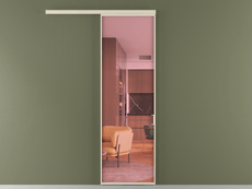 Перегородка Formato вдоль стены одностворчатая