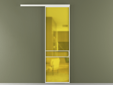 Перегородка Формато вдоль стены 1 створка