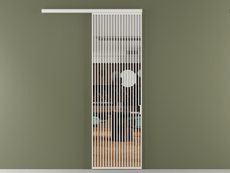 Перегородка Формато вдоль стены 1 створка