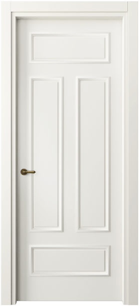 Дверь межкомнатная 8143 МЖМ. Цвет Матовый жемчужный. Материал Гладкая эмаль. Коллекция Paris. Картинка.
