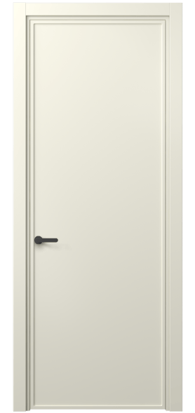 Дверь межкомнатная 8601 ММБ . Цвет Матовый молочно-белый. Материал Гладкая эмаль. Коллекция Frame. Картинка.